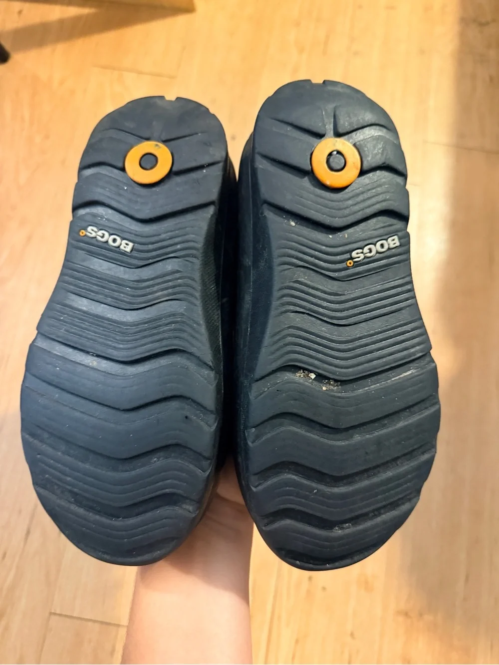 Kids Bog Boots with Colorful Circle Print Shaft